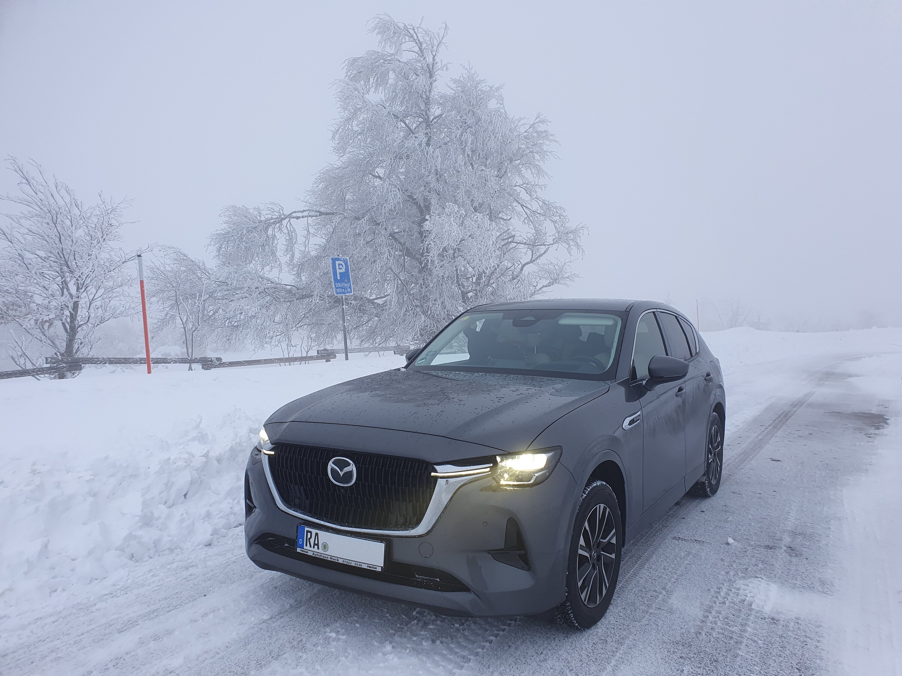 Erste Schnee-Ausfahrt im Schwarzwald