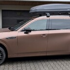 CX-80 mit Dachbox Norauto Bermude 500 (ATU)